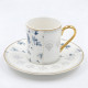 Coffee Cup and Saucer Set - 6 Pcs